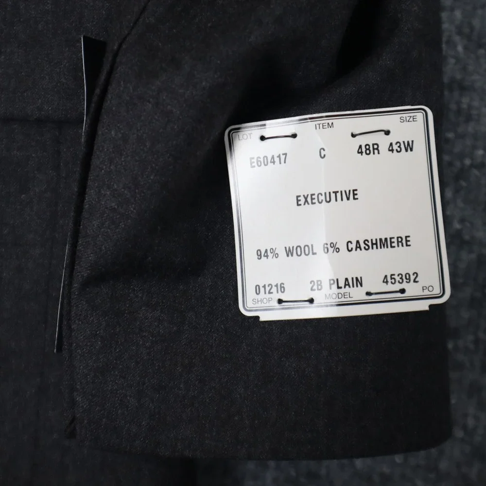 Jos A Bank Executive Collection Suit Jacket Blazer Mens 48 Regular Wool Cashmere